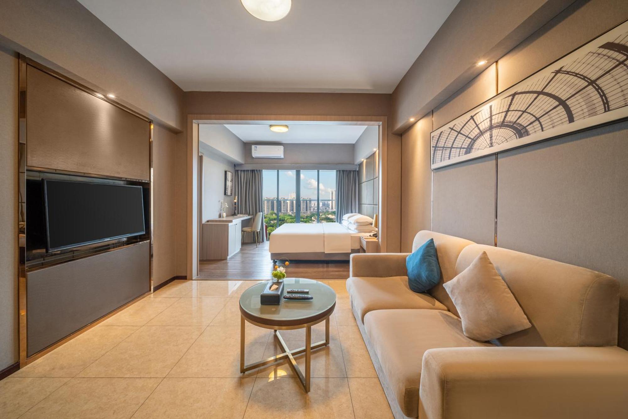 Foshan Poltton International Serviced Apartment-Canton Fair Free Shuttle Bus Extérieur photo